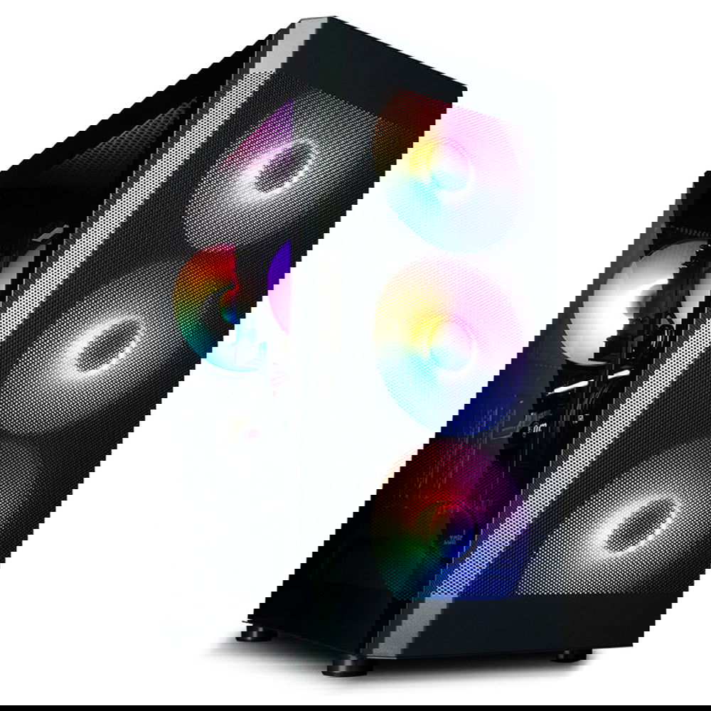 Zalman i4 TG ATX Gaming PC Case w/ 4 x 140mm Fixed RGB Fans Pre