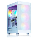 1 of 11: Zalman Zalman i4 TG ATX Gaming PC Case w/ 4 x 140mm Fixed RGB Fans Pre-Installed - White