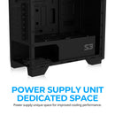 4 of 15: Zalman Zalman S3 ATX Mid-Tower PC Case 3 x Fans Pre-installed w/ Acrylic Side Panel