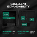 7 of 15: Zalman Zalman S2 TG ATX Mid-Tower PC Case 3 x Fans w/ Tempered Glass Side Panel