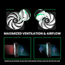 7 of 11: Zalman Zalman P30 Black/White Special Edition mATX Mini-Tower PC Case Panoramic Glass 3 x ARGB Fans