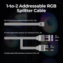 8 of 11: Zalman ZM-IF120 Infinity Mirror ARGB 120mm Case Fan - Black