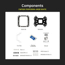 9 of 9: Zalman Zalman CNPS 9X Performa ARGB CPU Air Cooler, 120mm Fan, 180W TDP - White