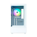 10 of 12: Zalman Zalman P10 mATX Gaming PC Case, Panoramic Glass, 1 x PWM ARGB Fan - White