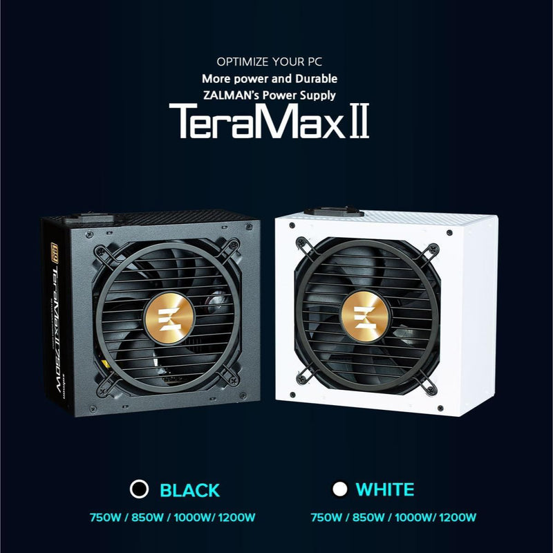 TeraMax II 1000W 80+ Gold Certified Power Supply ATX 3.0 / PCI-E 5.0 Modular PSU