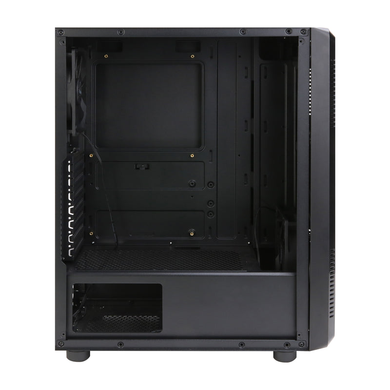 Zalman S4 ATX Mid-Tower PC Case 2 x Fans w/ Tempered Glass Side Panel