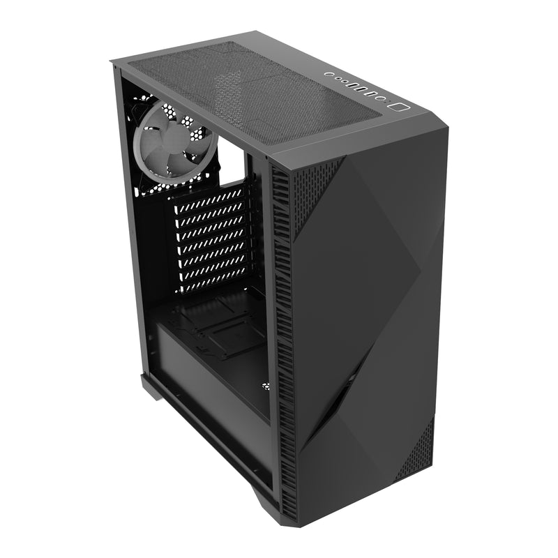 Zalman Z3 Iceberg ATX Mid-Tower Gaming PC Case w/ 2 x ARGB Fans - Black