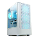 2 of 9: [Pickup Only] Zalman FIT Mid-Tower ATX Gaming PC Case - 4 x 120mm ARGB Fans Pre-Installed, White