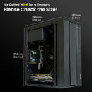 3 of 9: [Pickup Only] Zalman T6 MINI Compact M-ATX PC Case - Micro-ATX Mini-ITX SFF SFX HTPC, Space Saving Mini Tower Office PC Workstation