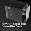 5 of 9: [Pickup Only] Zalman CHRONIX ATX Mid-Tower PC Case, 3 x Prism ARGB Fans Preinstalled, USB Type-C 3.2, Black