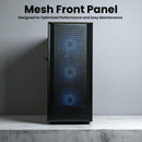 7 of 10: [Pickup Only] Zalman FIT Mid-Tower ATX Gaming PC Case - 4 x 120mm ARGB Fans Pre-Installed, Black