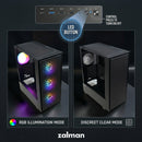 7 of 9: Zalman S6 RGB Gaming PC Case, ATX Mid-Tower Computer Case with 4 FRGB Fans (3x 140mm Front + 1x 120mm Rear), USB Type-C Ready, Supports 360mm AIO Radiator, 345mm GPU