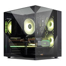 2 of 9: [Pickup Only] Zalman ZQBE ATX Mid-Tower PC Case, 3 x 120mm PWM ARGB Fans, Black