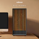 3 of 10: [Pickup Only] Zalman P10 NAMU mATX Mini Tower PC Case - Genuine Walnut Wood, Black