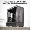 2 of 9: [Pickup Only] Zalman P50 ATX Mid-Tower Premium PC Case, Black (Fans Not Included)