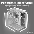 5 of 8: [Pickup Only] Zalman ZQBE ATX Mid-Tower PC Case, 3 x 120mm PWM ARGB Fans, White