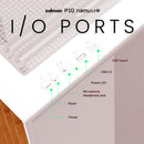 5 of 8: [Pickup Only] Zalman P10 NAMU mATX Mini Tower PC Case - Genuine Walnut Wood, White