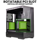 4 of 9: [Pickup Only] Zalman P50 ATX Mid-Tower Premium PC Case, Black (Fans Not Included)