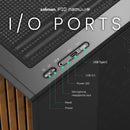 6 of 10: [Pickup Only] Zalman P10 NAMU mATX Mini Tower PC Case - Genuine Walnut Wood, Black