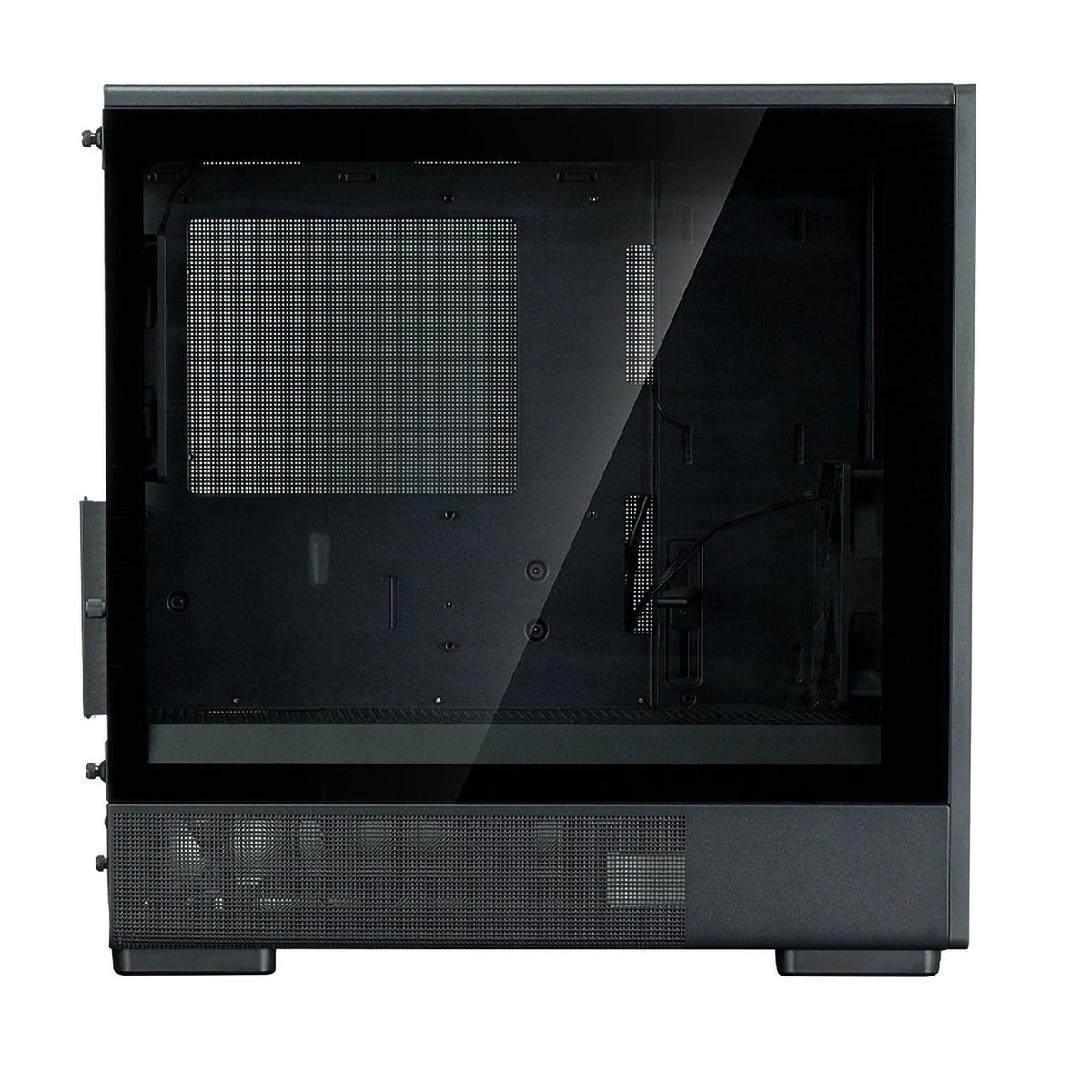 Zalman P10 NAMU mATX Mini Tower PC Case - Genuine Walnut Wood