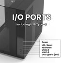 9 of 9: [Pickup Only] Zalman ZQBE ATX Mid-Tower PC Case, 3 x 120mm PWM ARGB Fans, Black