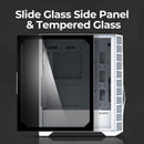 4 of 17: Zalman Zalman Z3 Iceberg ATX Mid-Tower Gaming PC Case w/ 2 x ARGB Fans - White