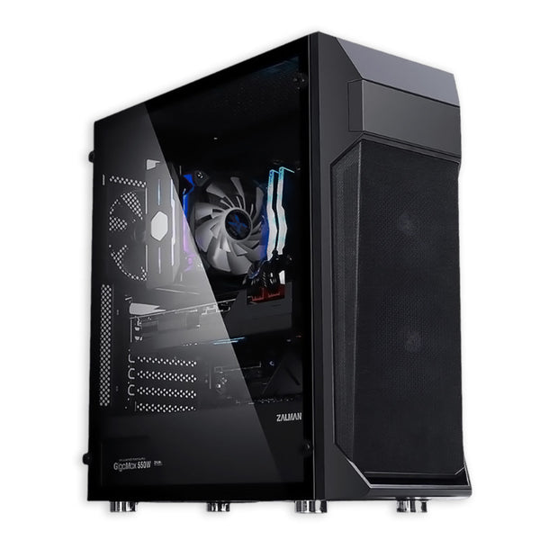 Zalman Zalman Z1 Plus ATX Mid-Tower PC Case w/ 3 x Preinstalled Fans & 5.25 ODD Slot