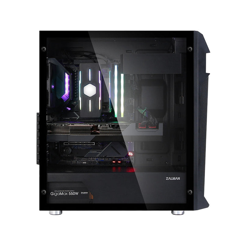 Zalman Zalman Z1 Plus ATX Mid-Tower PC Case w/ 3 x Preinstalled Fans & 5.25 ODD Slot