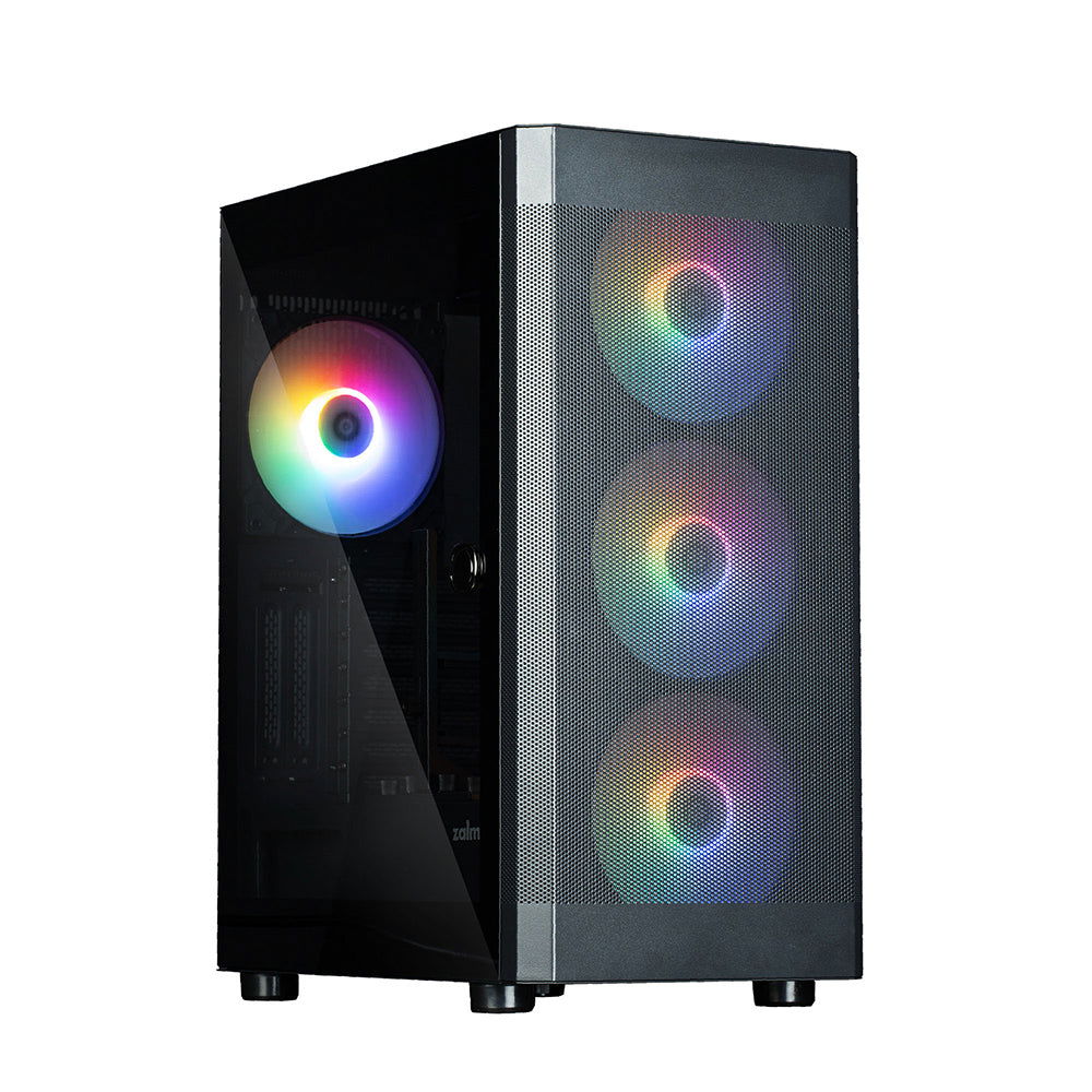 Zalman i4 TG ATX Gaming PC Case w/ 4 x 140mm Fixed RGB Fans Pre