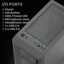 6 of 11: Zalman Zalman M4 mATX Mini-Tower PC Case w/ 4 x ARGB Fans & Mesh Front - Black