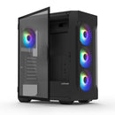 2 of 12: Zalman Zalman i3 Neo TG Mid-Tower PC Case w/ 4 x Infinity Mirror AGRB Fans - Black
