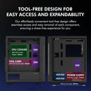 7 of 12: Zalman Zalman i3 Neo TG Mid-Tower PC Case w/ 4 x Infinity Mirror AGRB Fans - Black