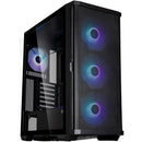 1 of 9: Zalman Zalman Z10 Plus ATX Mid-Tower Premium Gaming PC Case w/ 4 x Infinity Mirror AGRB Fans