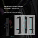 8 of 9: Zalman Zalman Z10 Plus ATX Mid-Tower Premium Gaming PC Case w/ 4 x Infinity Mirror AGRB Fans