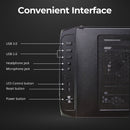 5 of 12: Zalman Zalman Z7 Neo ATX Mid-Tower Gaming PC Case w/ 4 x RGB Ring Fans