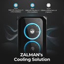 7 of 12: Zalman Zalman Z7 Neo ATX Mid-Tower Gaming PC Case w/ 4 x RGB Ring Fans