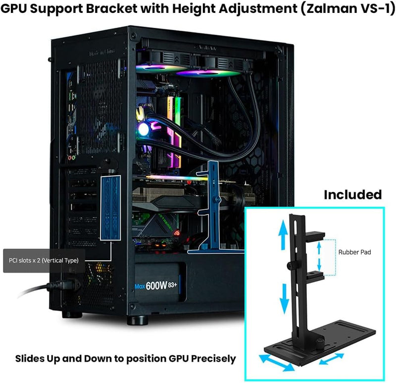 [Certified Refurbished] Zalman i4 ATX Mid-Tower All-Mesh PC Case