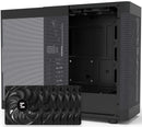 1 of 10: Zalman Zalman i4 Airflow ATX Mid-Tower All-Mesh PC Case w/ 6 x Fans Pre-installed - Black