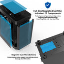 9 of 10: Zalman Zalman i4 Airflow ATX Mid-Tower All-Mesh PC Case w/ 6 x Fans Pre-installed - Black