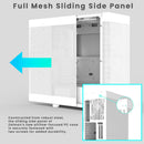 6 of 11: Zalman Zalman i4 Airflow ATX Mid-Tower All-Mesh PC Case w/ 6 x Fans Pre-installed - White