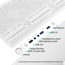 11 of 11: Zalman Zalman i4 Airflow ATX Mid-Tower All-Mesh PC Case w/ 6 x Fans Pre-installed - White