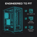 8 of 9: Zalman S6 RGB Gaming PC Case, ATX Mid-Tower Computer Case with 4 FRGB Fans (3x 140mm Front + 1x 120mm Rear), USB Type-C Ready, Supports 360mm AIO Radiator, 345mm GPU