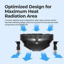 3 of 8: Zalman Zalman CNPS-80G Ultra Quiet CPU Air Cooler Fan - LGA1700/1200, AM5/AM4