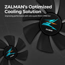 4 of 8: Zalman Zalman CNPS-80G Ultra Quiet CPU Air Cooler Fan - LGA1700/1200, AM5/AM4