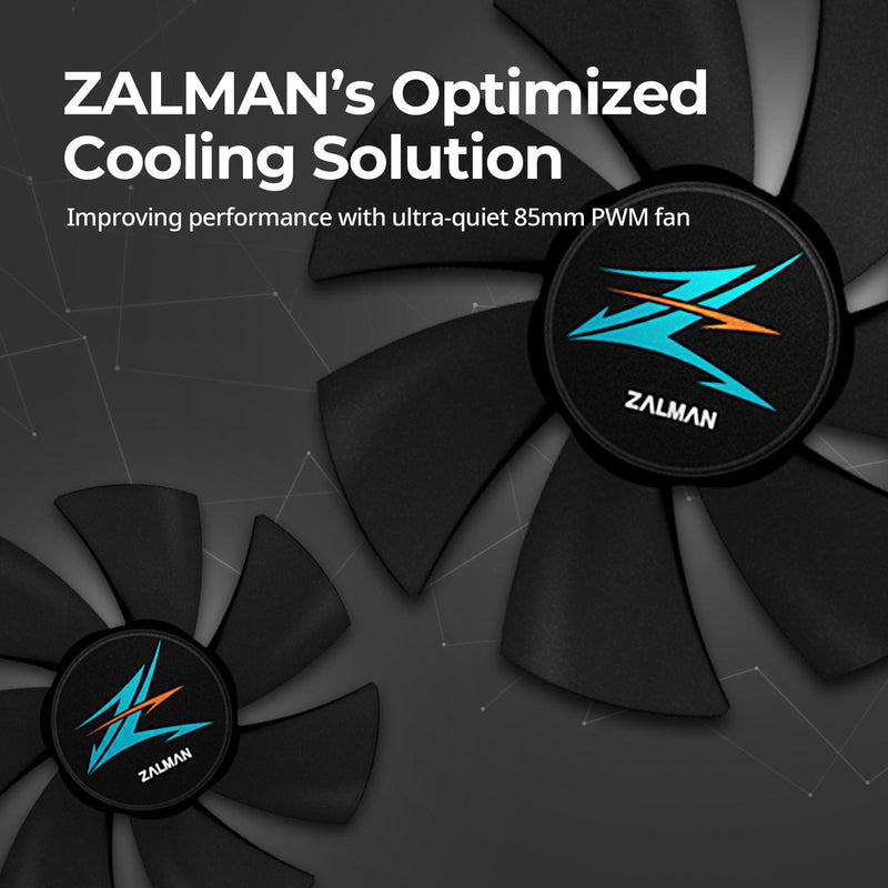 Zalman Zalman CNPS-80G Ultra Quiet CPU Air Cooler Fan - LGA1700/1200, AM5/AM4