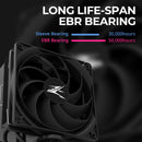 8 of 11: Zalman Zalman CNPS 10X Performa CPU Air Cooler, 135mm Fan, LGA 1700/AM4, 180W TDP - Black