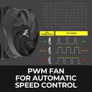 9 of 11: Zalman Zalman CNPS 10X Performa CPU Air Cooler, 135mm Fan, LGA 1700/AM4, 180W TDP - Black