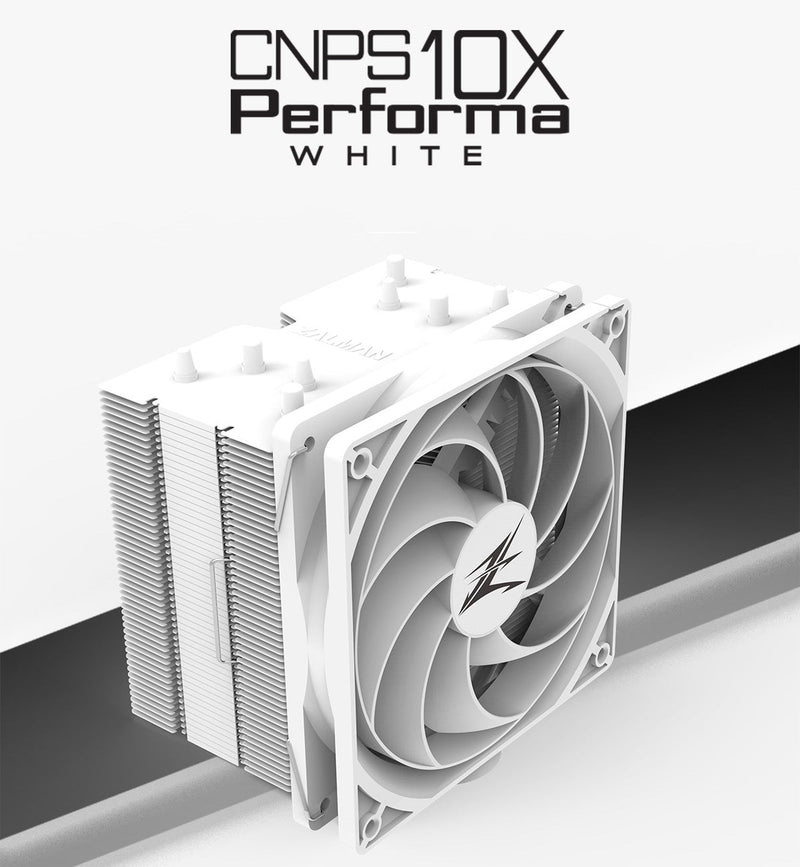 Zalman Zalman CNPS 10X Performa CPU Air Cooler, 135mm Fan, LGA 1700/AM4, 180W TDP - White