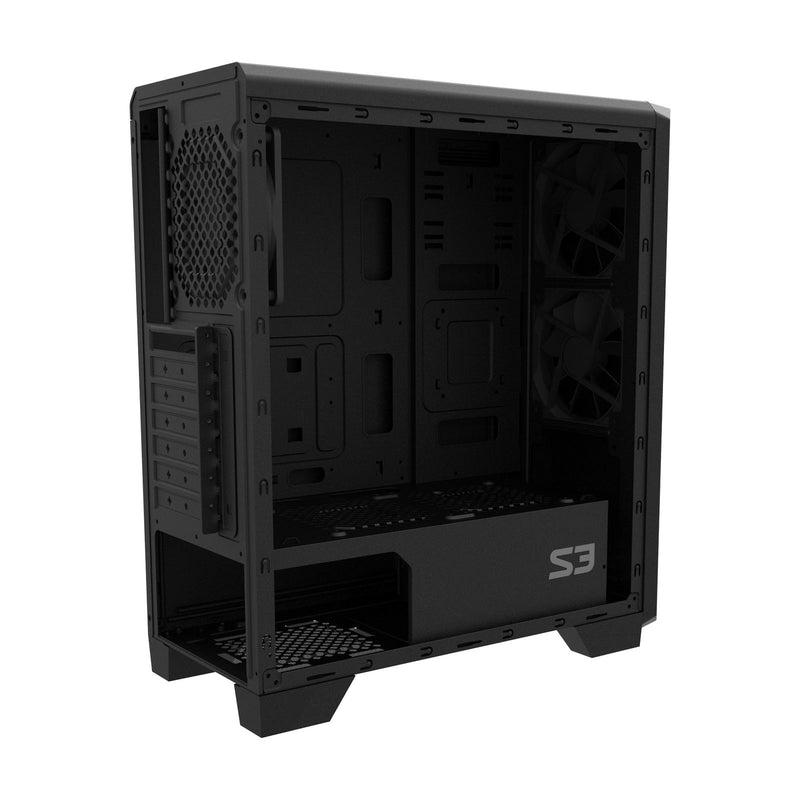 Zalman S3 ATX Mid Tower PC Case 3 X Fans Pre installed W Acrylic Side zalman-s3-atx-mid-tower-pc-case-3-x-fans-pre-installed-w-acrylic-side