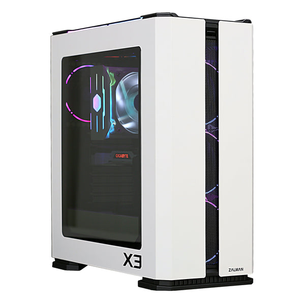 [Certified Refurbished] Zalman X3 White ATX Mid-Tower PC Case